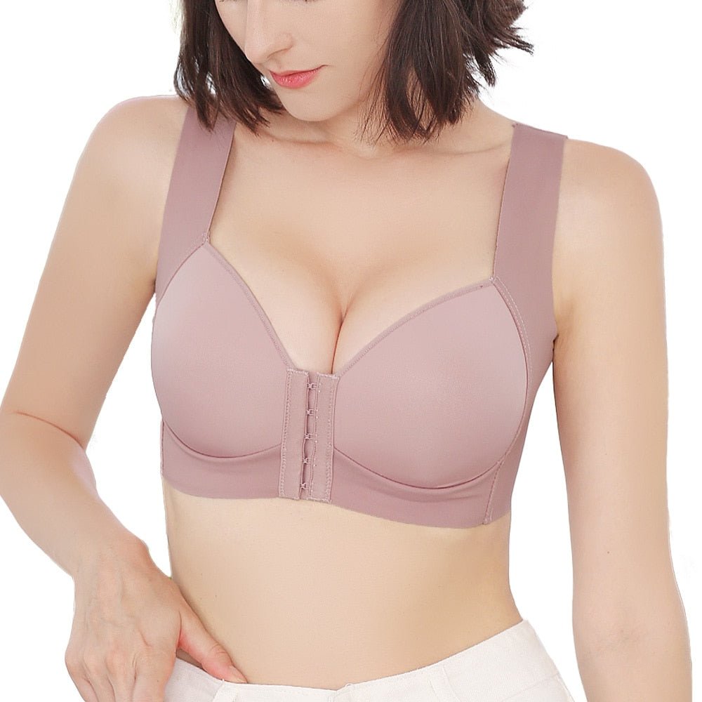 Magic Front Closure Seamless Push Up - Magic Bra