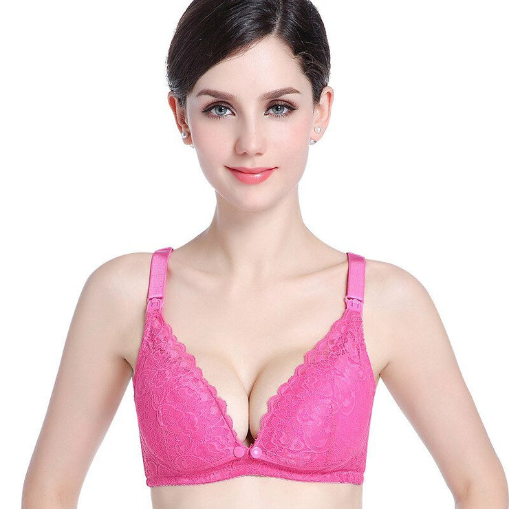 Magic Underwire Lace Breathable Nursing Bra - Magic Bra